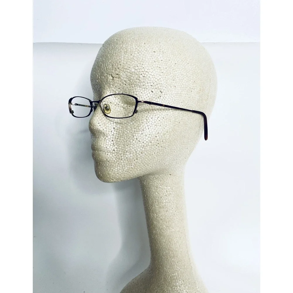 Kate Spade NY Tortoise Gold Metal Rectangular Glasses Italy Dara 57 18 130